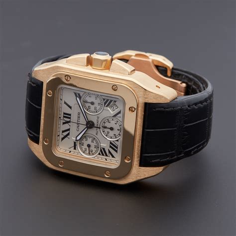 cartier santos 100 usati|cartier santos 100 price list.